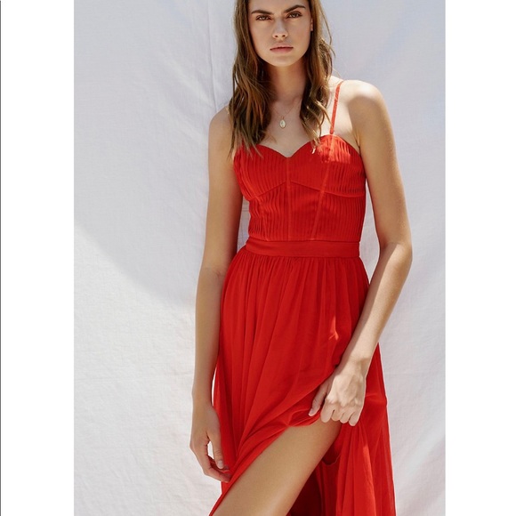 Free People Dresses & Skirts - Free People Fame and Partners Maxi Dress Pleated